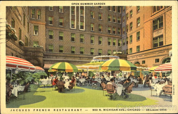 Open Summer Garden, 900 N. Michigan Ave Chicago Illinois