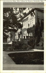 College For Women, Administration Bldg Postcard