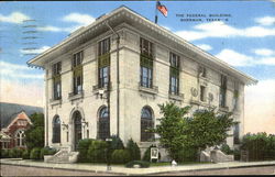The Federal Building Sherman, TX Postcard Postcard