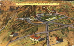 Airplane View Of College Of Mines Postcard