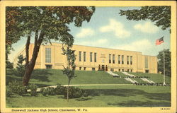 Stonewall Jackson High School Charleston, WV Postcard Postcard