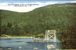 Swimming Beach At Foot Of Cheaha Mountain Anniston, AL Postcard Postcard