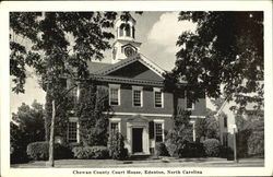 Chowan County Court House Edenton, NC Postcard Postcard