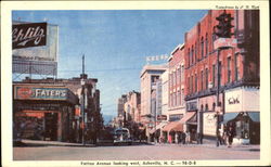 Patton Avenue Looking West Postcard