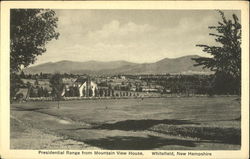 Presidential Range From Mountain View House Postcard