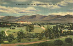 Presidential Range And Mt. Washington Hotel Postcard