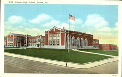 Easton High School Pennsylvania Postcard Postcard