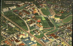 University Of Cincinnati Ohio Postcard Postcard
