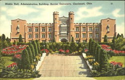 Hinkle Hall, Administration Building Xavier University Postcard