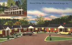 Natural Bridge Motor Lodge, U. S. 11 Virginia Postcard Postcard