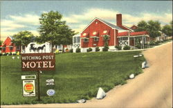 Hitching Post Motel, U. S. 11 and 220 Postcard