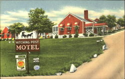 Hitching Post Motel, U. S. 11 and 220 Roanoke, VA Postcard Postcard