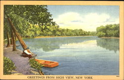 Greetings From High View Postcard