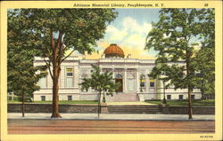 Adriance Memorial Library Poughkeepsie, NY Postcard Postcard