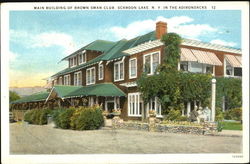 Main Building Of Brown Swan Club Postcard