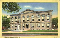 Post Office Ogdensburg, NY Postcard Postcard