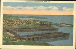 Ore Docks Two Harbors, MN Postcard Postcard