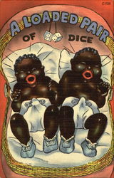 A Loaded Pair Of Dice Postcard