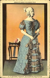 Dress Of Sarah Childress Polk,U. S. National Museum Smithsonian Institution Postcard