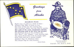 Greetings From Alaska Postcard