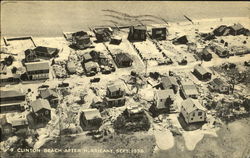 Clinton Beach After Hurricane Sept. 1938 Connecticut Postcard Postcard