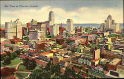 Air View Of Toronto Ontario Canada Postcard Postcard