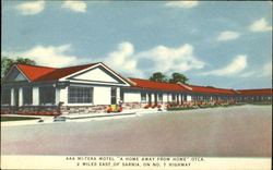 Mi-Tera Motel Postcard