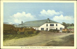 M. T. Garage, Petawawa Camp Postcard