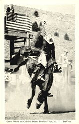 Gene Pruitt On Colonel Dean 1941 Postcard