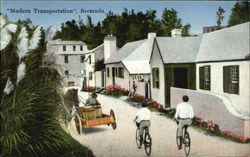 Modern Transportation Postcard