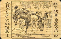 Out Our Way The Artiste Postcard