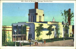 Hall Of Religion Chicago World's Fair Postcard