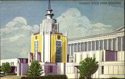 Illinois State Host Building Postcard