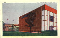 The Czechoslovakian Pavilion Postcard