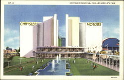 Chrysler Building Chicago World's Fair Postcard