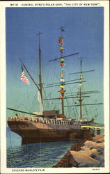 Admiral Byrd's Polar Ship, The City Of New York 1933 Chicago World Fair Postcard Postcard