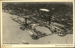 Bird's Eye View Exposition Postcard