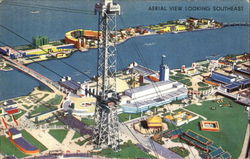 Aerial View Looking Southeast 1933 Chicago World Fair Postcard Postcard