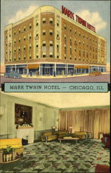 Mark Twain Hotel Chicago, IL Postcard Postcard
