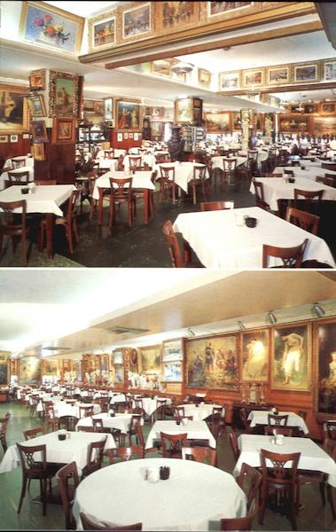 Interior Views Showing Paintings in the Collection of Haussner's Restaurant, Inc Baltimore Maryland