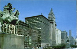 Michigan Avenue Skyline Postcard