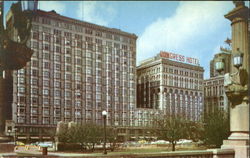CK-166 - The Congress Hotel and Annex Postcard