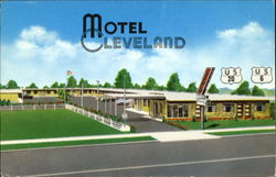 Motel Cleveland Ohio Postcard Postcard