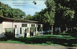 South Auditorium Lakeside, Ohio Postcard