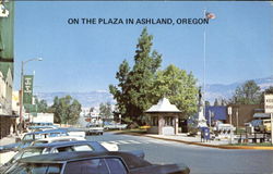 On the Plaza in Ashland, Oregon Postcard Postcard