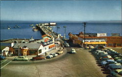 Fisherman's Wharf Santa Cruz, CA Postcard Postcard