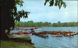 Norton's Boat Livery, Lake Chautauqua Bemus Point, NY Postcard Postcard