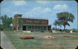 Library Building of Gilead Bible School Postcard