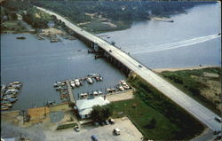 Manasquan River Bridge Point Pleasant, NJ Postcard Postcard