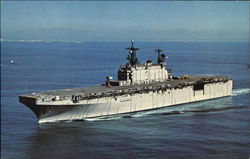 U.S.S. BELLEAU WOOD(LHA-3) Navy Postcard Postcard